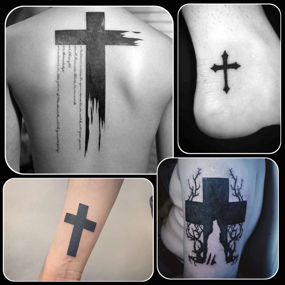 Что может означать тату-крест? Да что угодно: возможно, религиозность, возможно, скорбь, а, может, человеку просто символ нравится, он все таинственное любит... и еще кучу всего разного