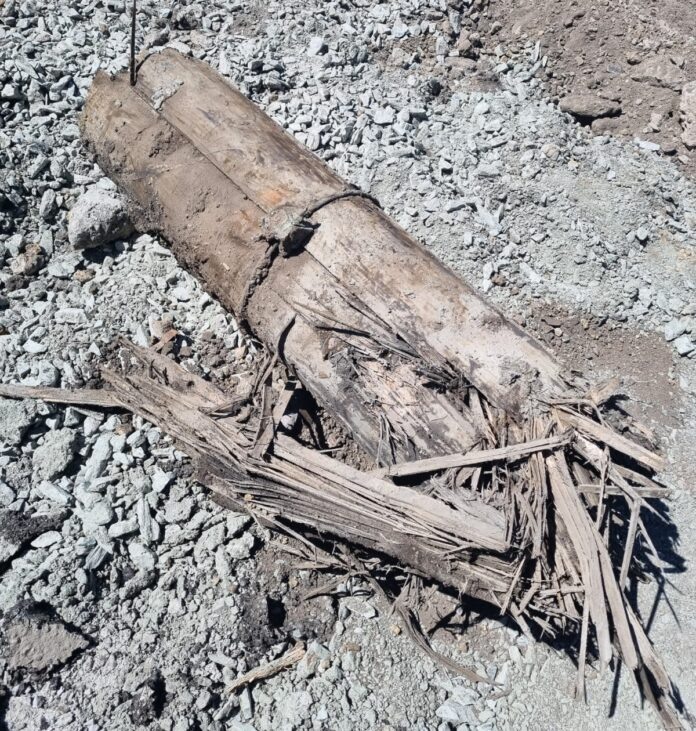 Фрагмент японского водопровода на Бумажной. Фото: Максим Беккер.