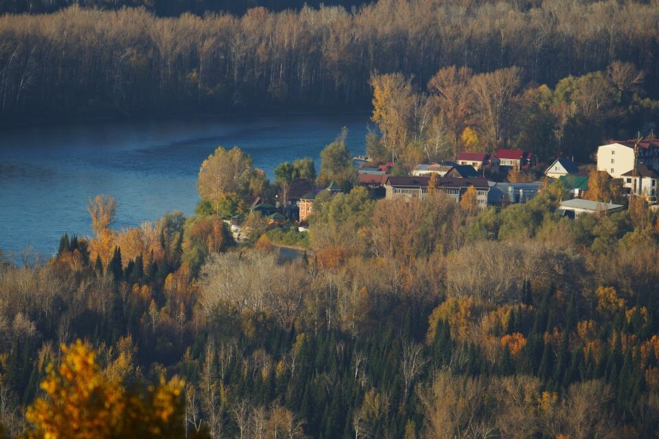   Вид на село Майма с горных высот. Источник: Андрей Сороко / "Толк"
