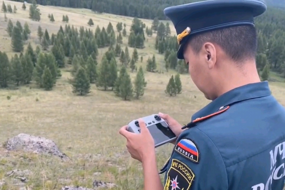 На поиски ребенка были брошены все силы. Фото: ХОВАЛЫГ Владислав, МЧС по Республике Тува