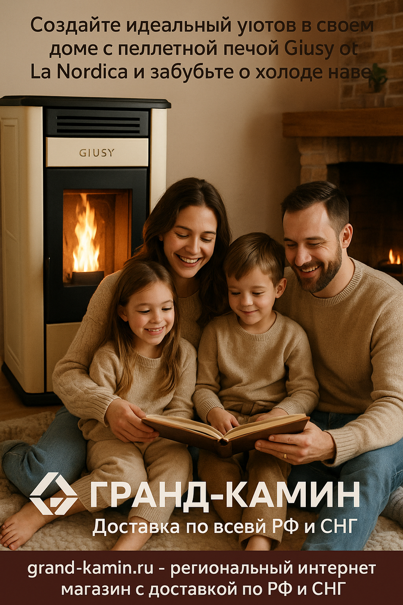    Создайте идеальный уют в вашем доме с пеллетной печью Giusy от La Nordica и забудьте о холоде навсегда! Kamin