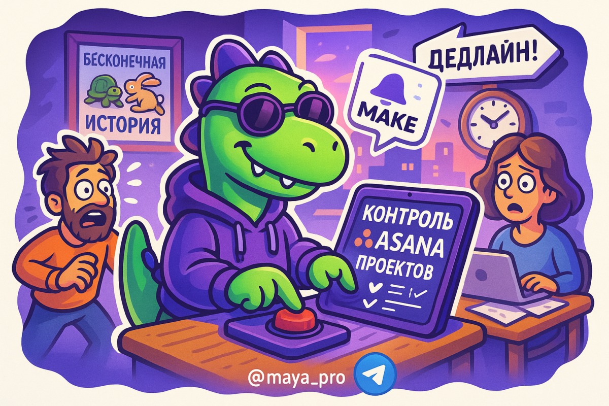    Как автоматизация Asana и Make избавила нас от "горящих дедлайнов" и подарила свободное время Артур Хорошев