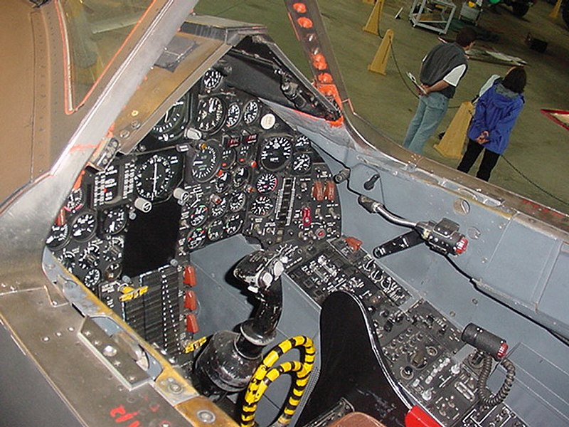 Кабина пилота SR-71