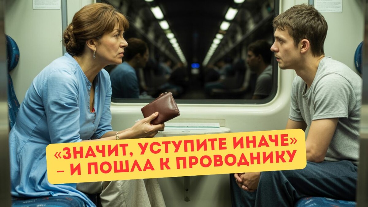 Дамочка оказалась не только упёртой, но и не очень умной