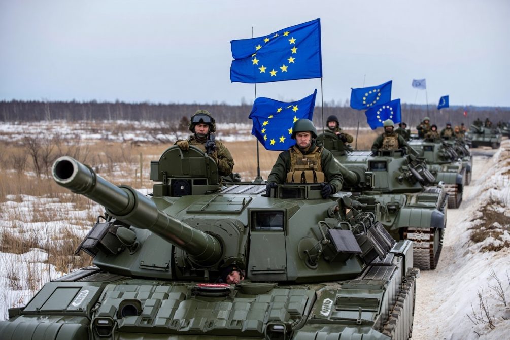   Страны ЕС активно вооружаются и готовятся к войне с РФ. Иллюстрация: Блокнот