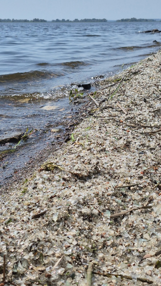 стеклянный пляж - довольно известная "достопримечательность"