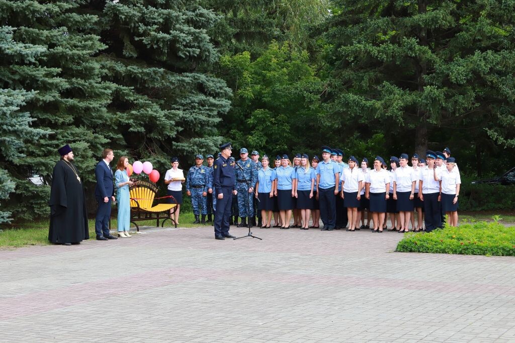     Открытие скамьи примирения. .Сергей Кулыгин, "БР"