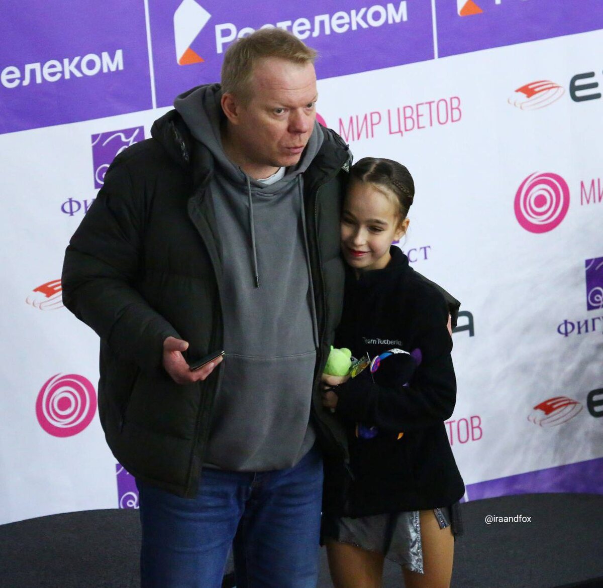 И не только зрителей. С Сергеем Викторовичем Дудаковым после выступления