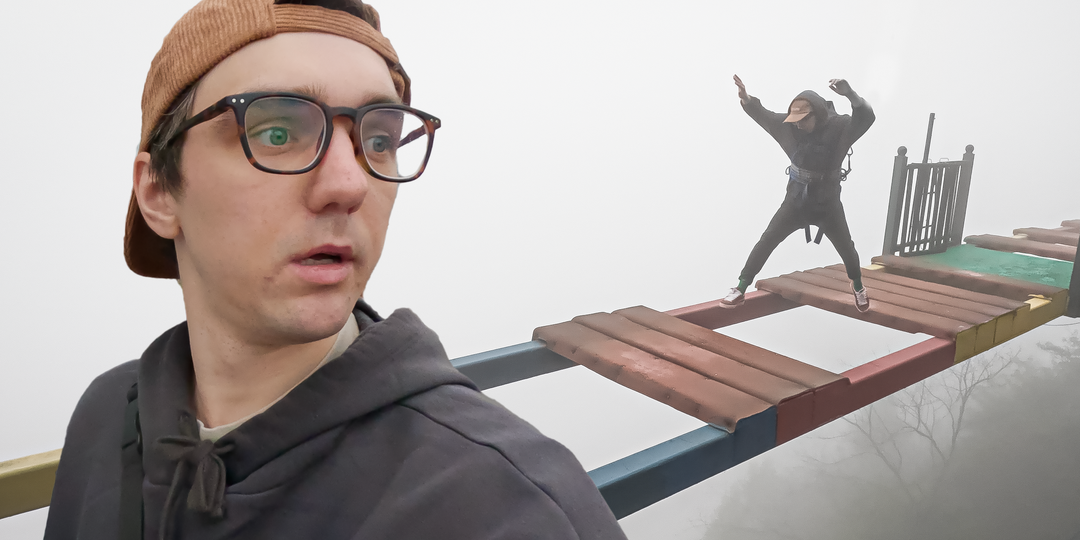 Прошли по самому страшному мосту в Китае: как это было?