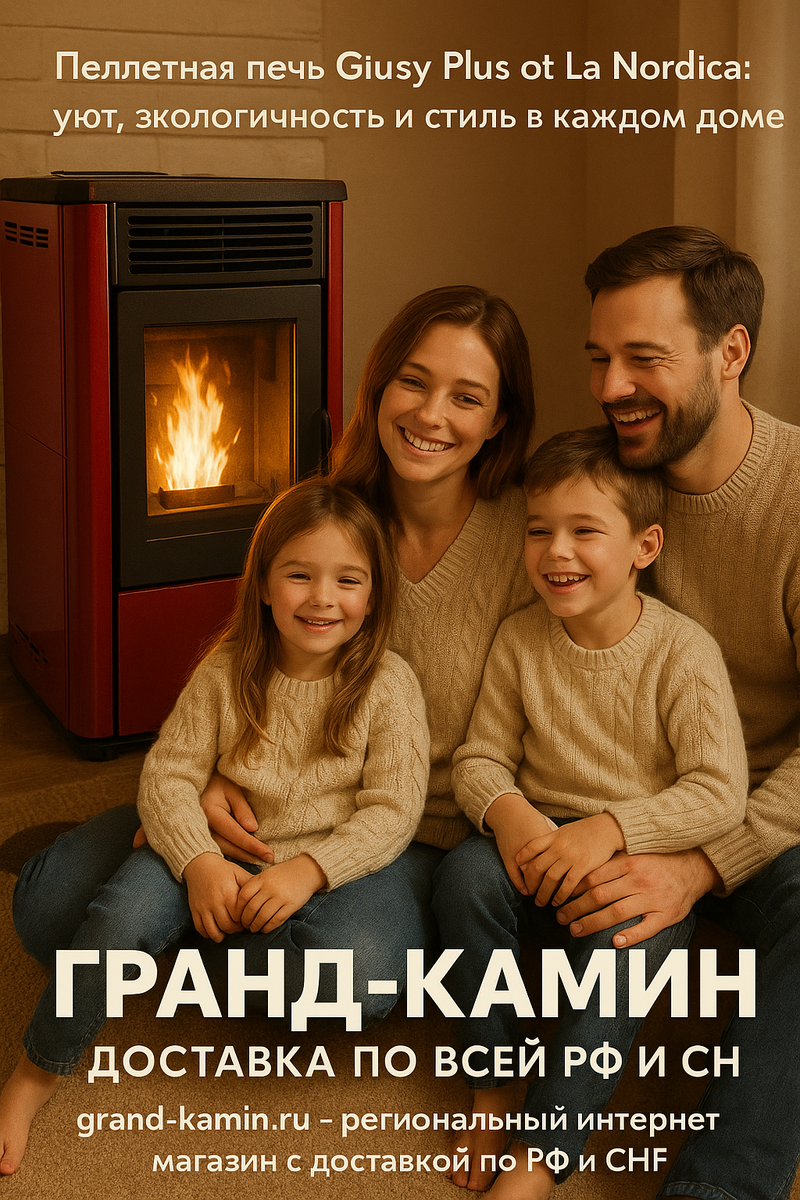    Пеллетная печь Giusy Plus от La Nordica: уют, экологичность и стиль в каждом доме Kamin