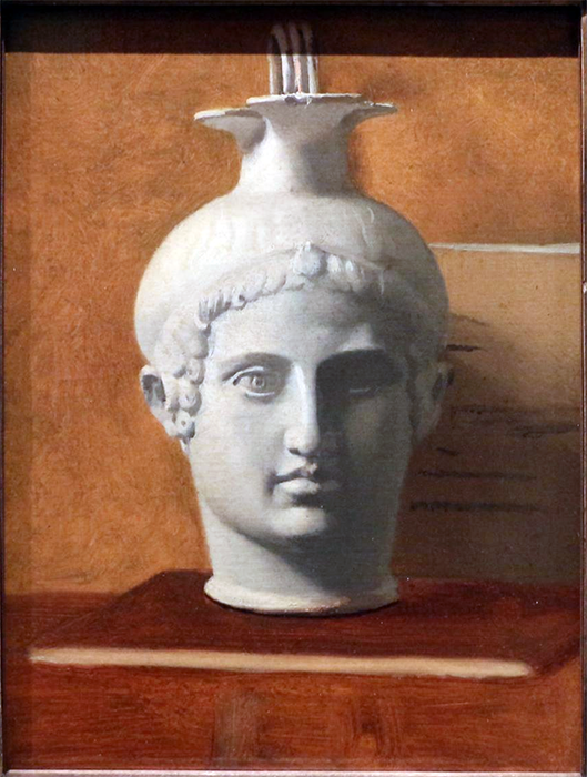 Ойнохоя в форме головы юноши, ок. 1854. Музей Орсе, Париж