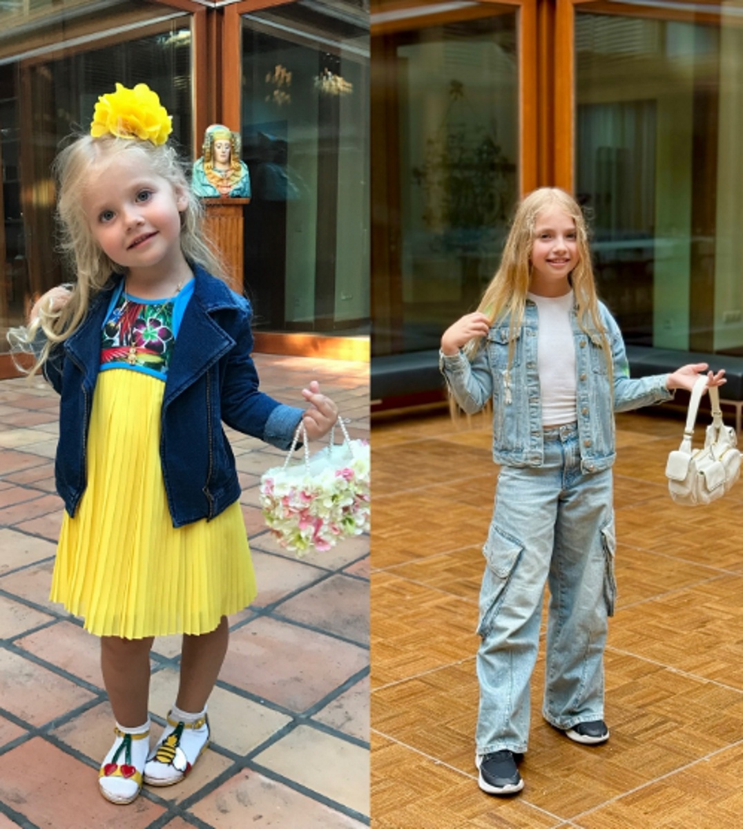 Лиза Галкина восемь лет назад и сейчас. Фото: соцсети