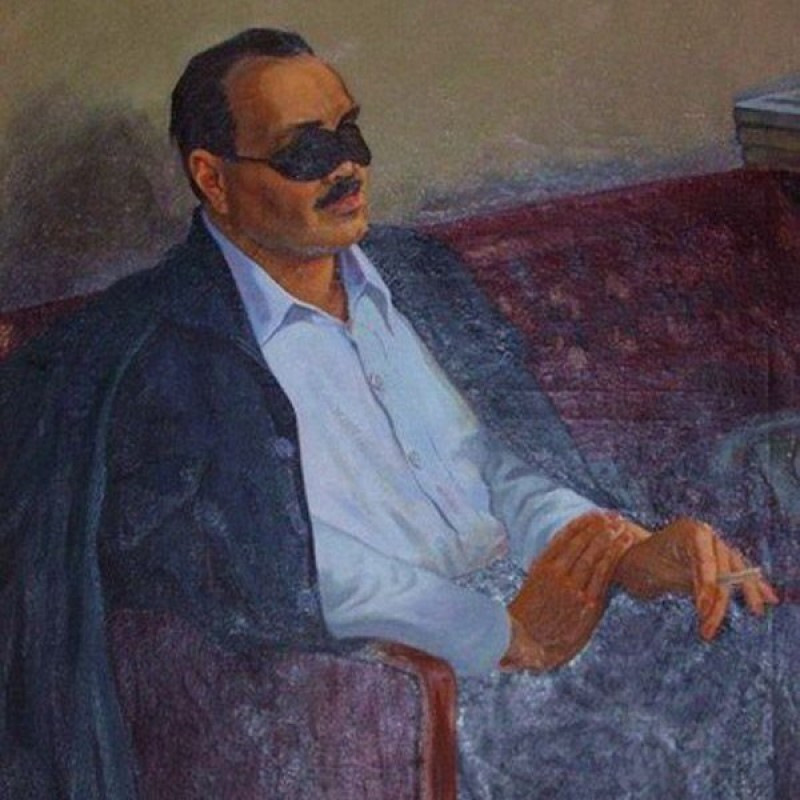 Портрет Э.А. Асадова.