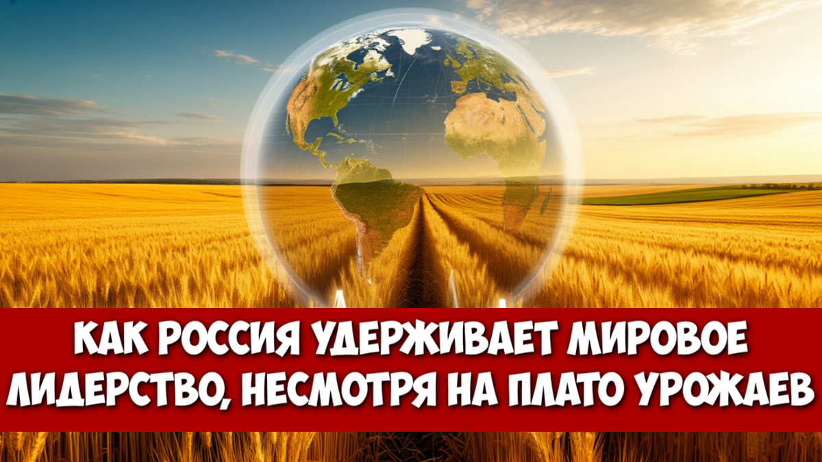 Хлебный щит и зерновая биржа: Как Россия удерживает мировое лидерство, несмотря на плато урожаев