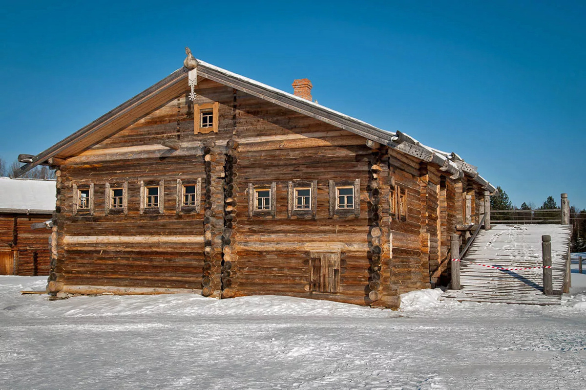 Классическая северорусская изба.