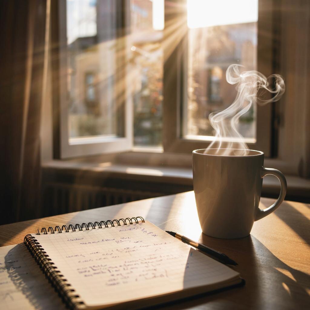 Утро стоика. Изображение ИИ