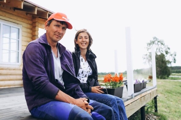 На фото батя и дочь