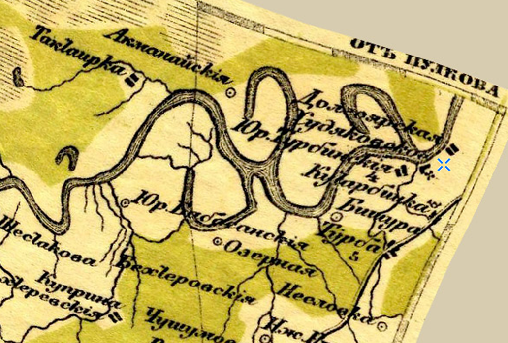 Карта Стрельбицкого издания 1919-1921. Восток.