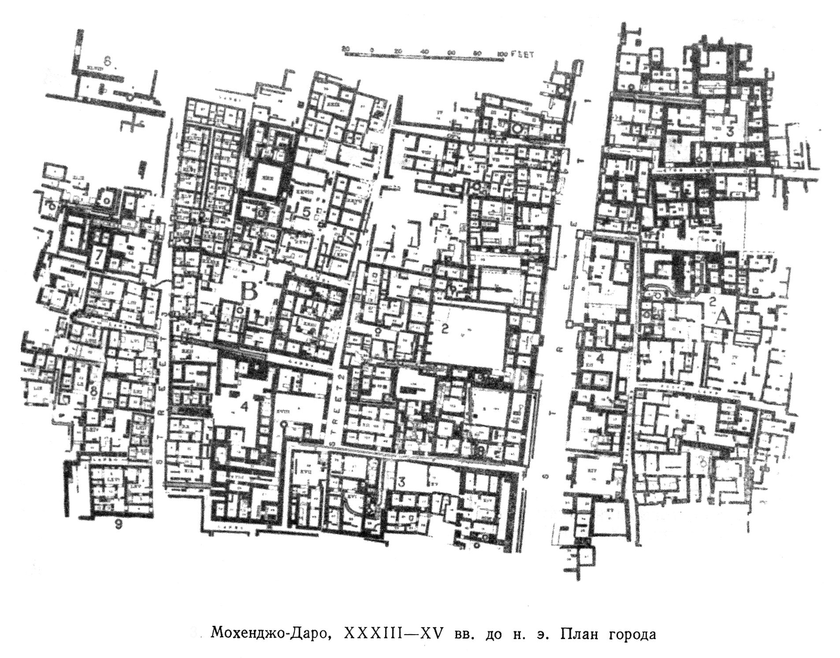 План города Мохенджо-Даро (https://kannelura.ru/?p=8997)