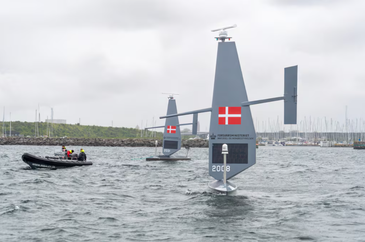 Надводные беспилотники Saildrone в акватории Балтийского моря © Saildrone