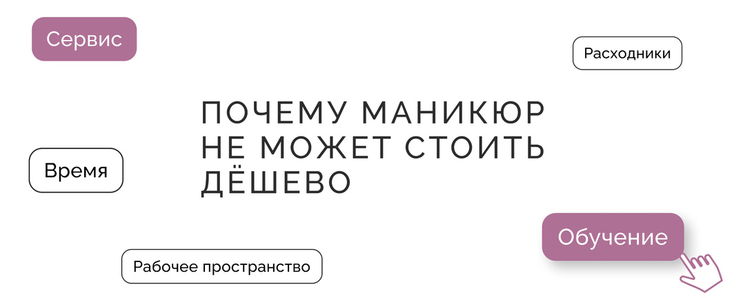 Почему маникюр не может стоить 500 рублей — и как объяснить это клиенту?