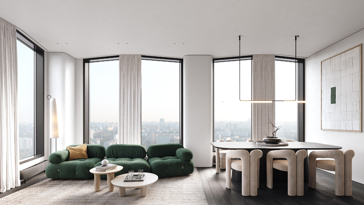 «Мангазея на Тульской». Пример визуализации интерьера