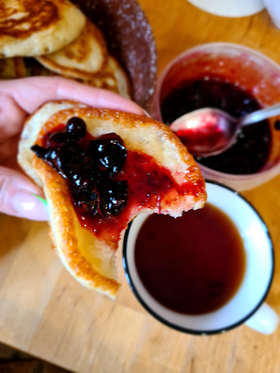 С пылу,  с жару. Фото из личного архива автора.