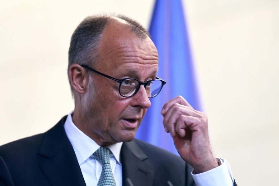    Канцлер Германии Фридрих Мерц / Источник: © HANNIBAL HANSCHKE/EPA/ТАСС