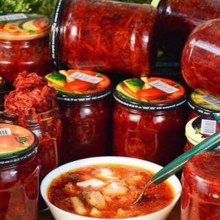 Борщ на зиму 