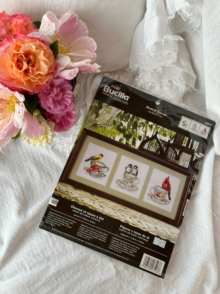 Bucilla, Birds and Teacups, 43513