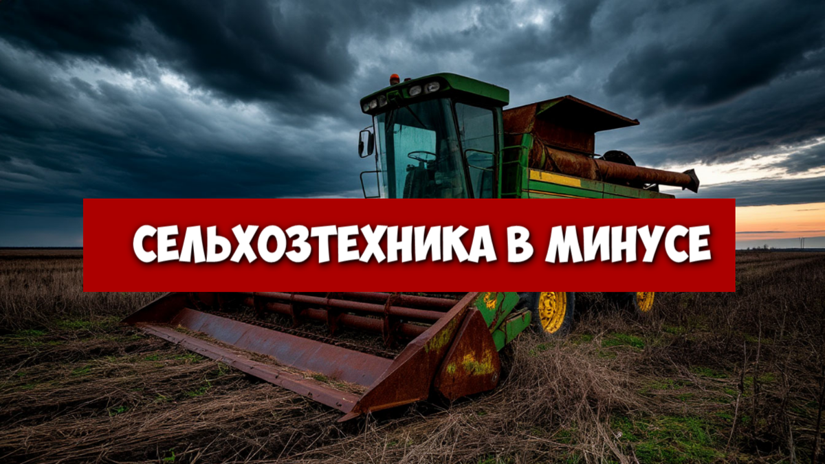 Почему рынок сельхозтехники рухнул на 32% и чем это грозит продбезопасности