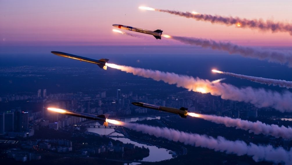   Для ударов использовались высокоточные ракеты и ударные БПЛА. Иллюстрация: Блокнот