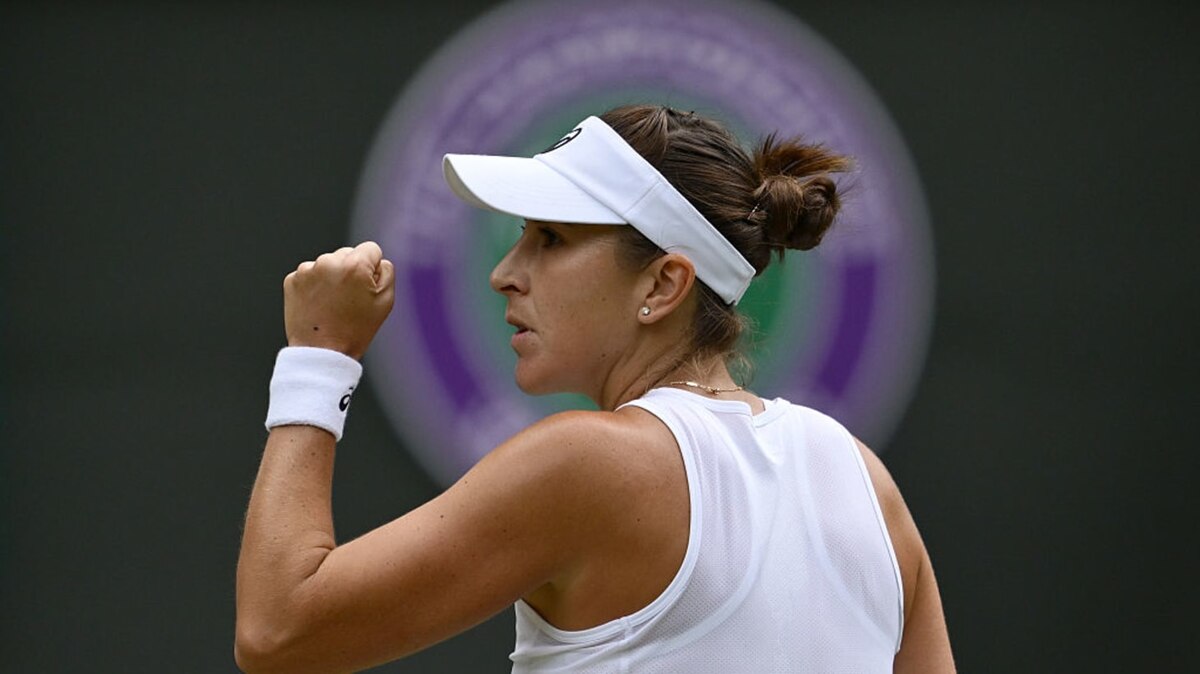 
Фото: 2025 Getty Images
Олимпийская чемпионка Белинда Бенчич впервые сыграет в четвертьфинале Уимблдона