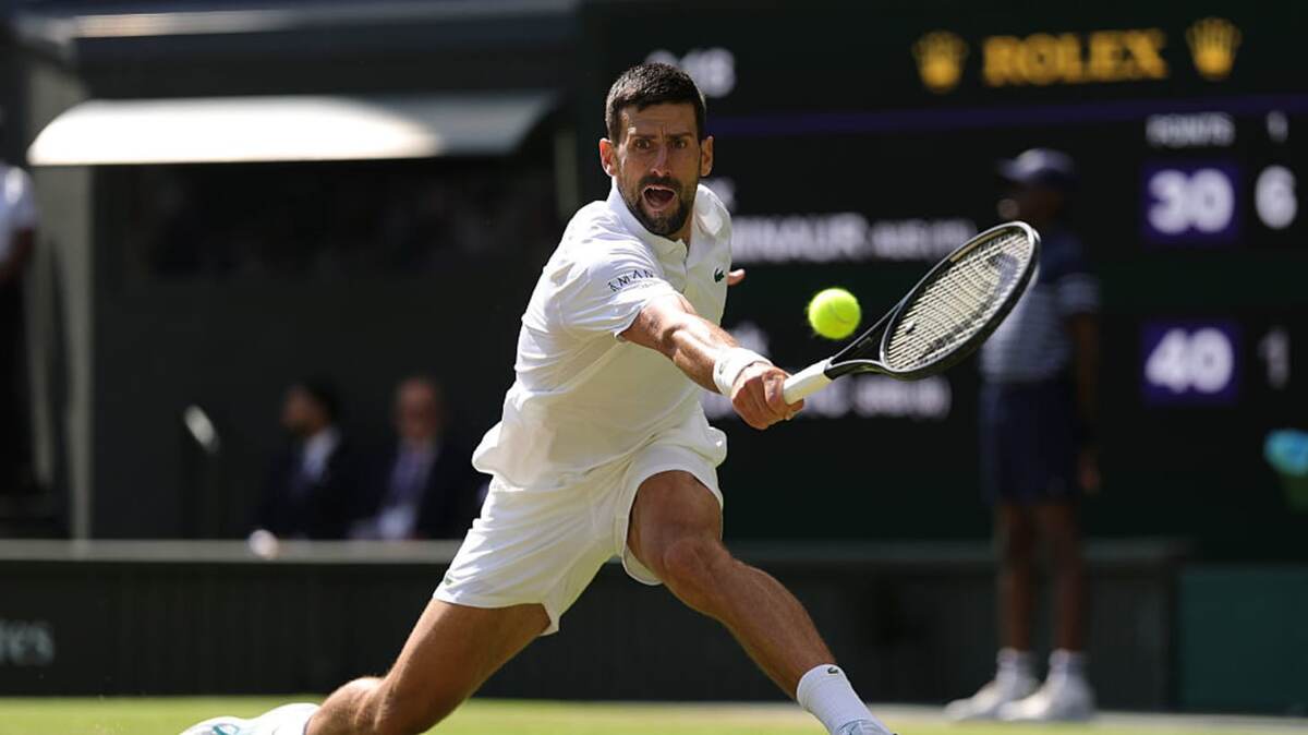 Фото: 2025 Getty Images
Новак Джокович традиционно хорош на Уимблдоне