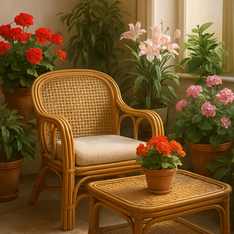    Секреты сочетания ротанга с цветами: создайте идеальный интерьер с теплом и холодом! Loza