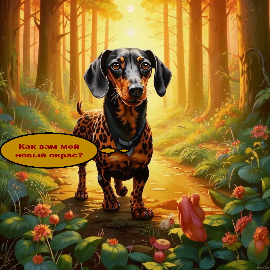 Как вам леопардовая такса?