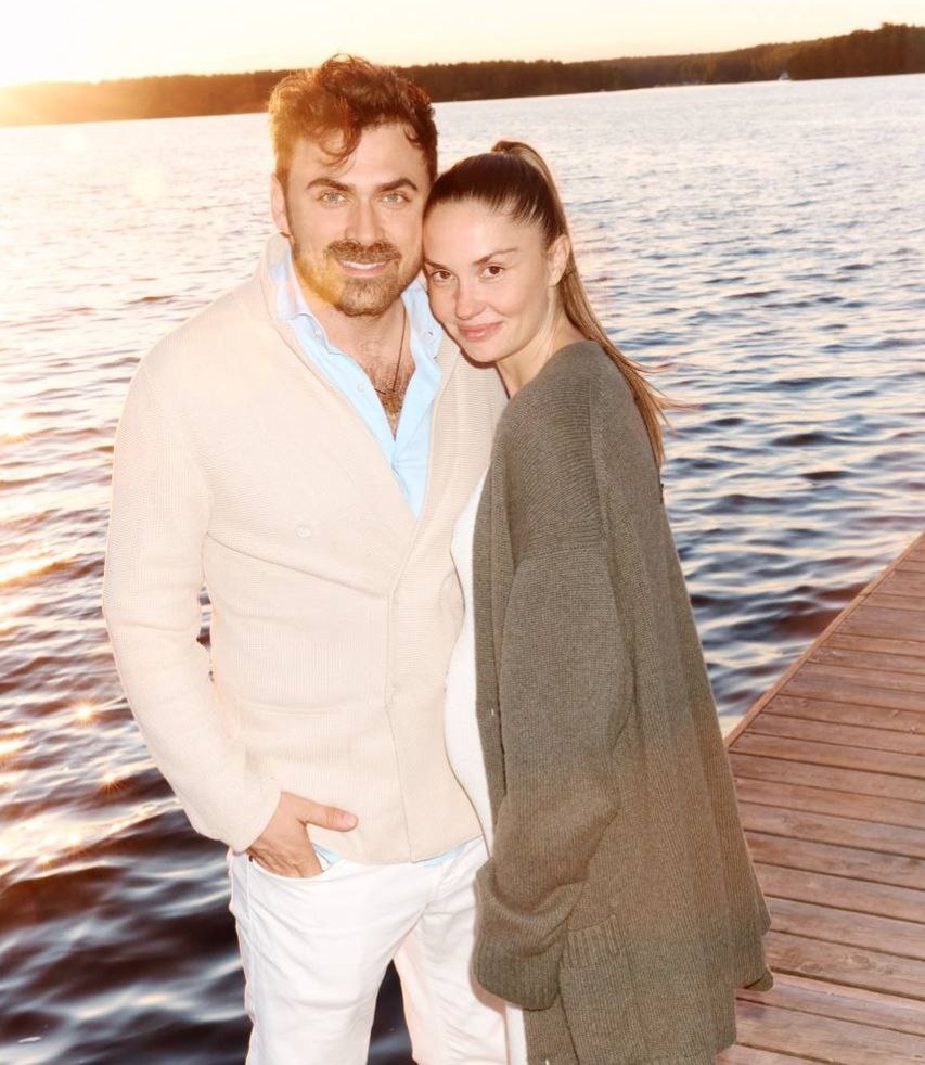 Петр Дранга и Агата Муцениеце. Фото: соцсети