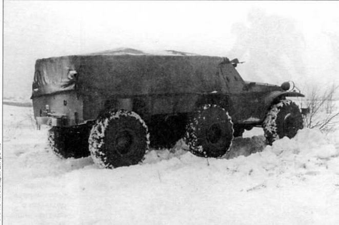 БТР-Э152В на испытаниях зимой