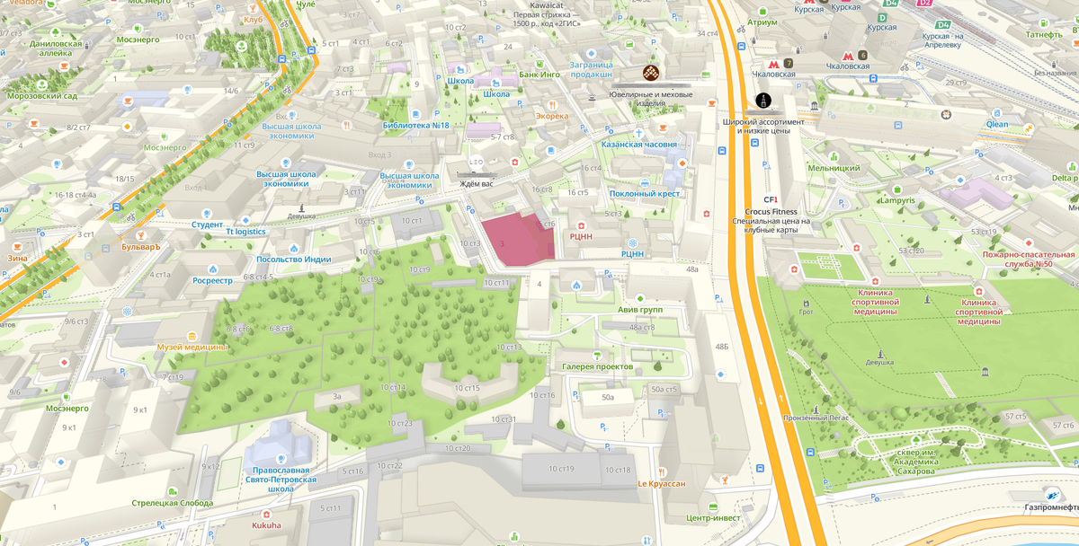 Расположение клубного дома Обуха, 3