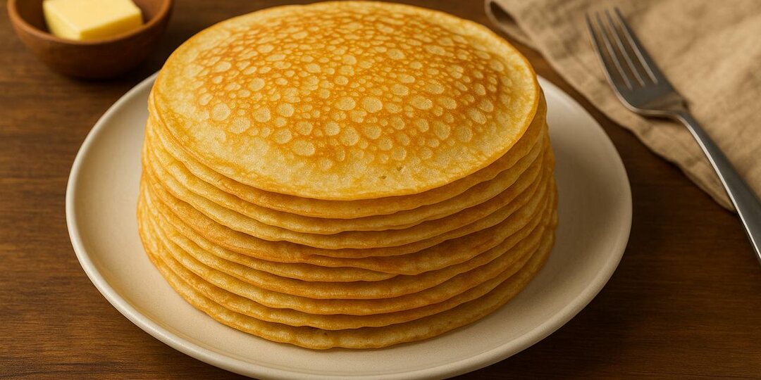 Идеальные блины на кефире — без соды, без комочков, без паники