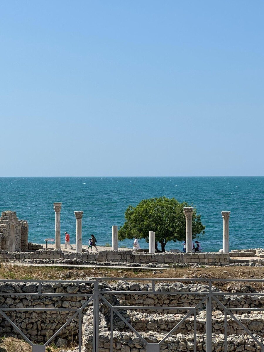 Вид на море с древнего Херсонеса