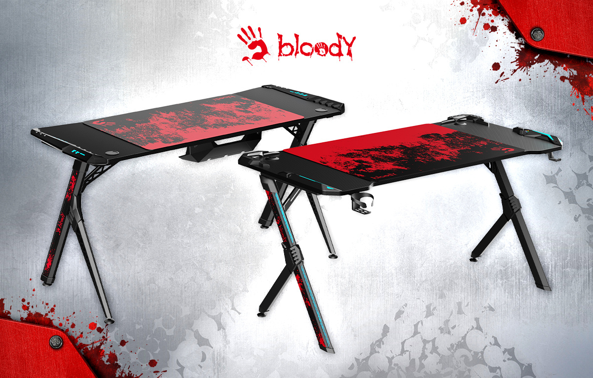 Увеличенные столешницы вместят даже самые продвинутые игровые сетапы. 