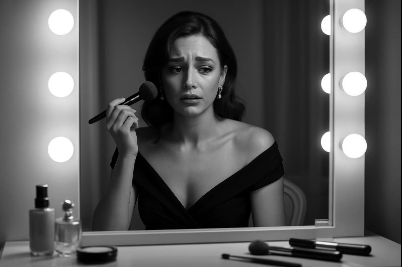 Чувство, когда красота контрастирует с внутренним смятением.