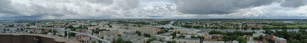 Вид на город Тверь с Бизнес-центра "Тверь"