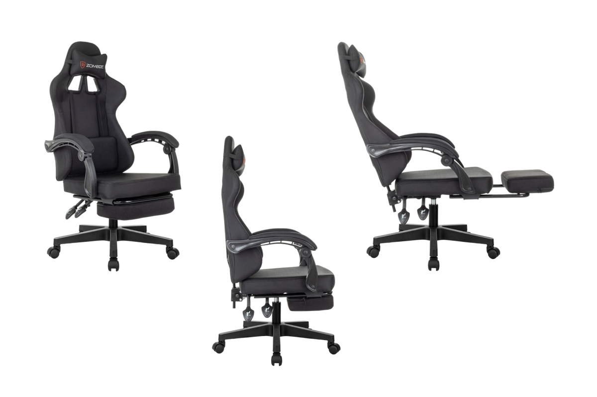 Выдвижная подставка для ног — редкая опция в бюджетном сегменте. Позволяет снять напряжение с ног во время длительных матчей.