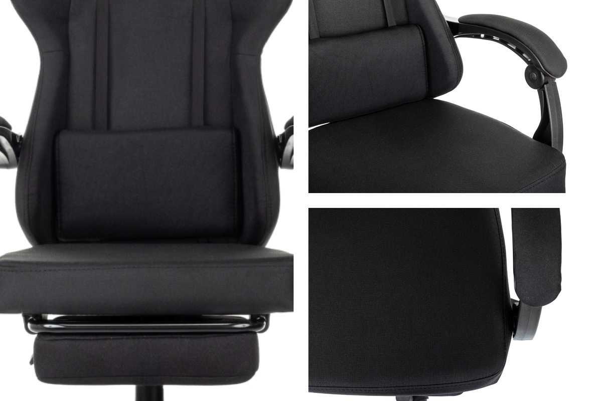 Подлокотники на шарнирном механизме синхронно откидываются вместе со спинкой, обеспечивая поддержку рук в любом положении.