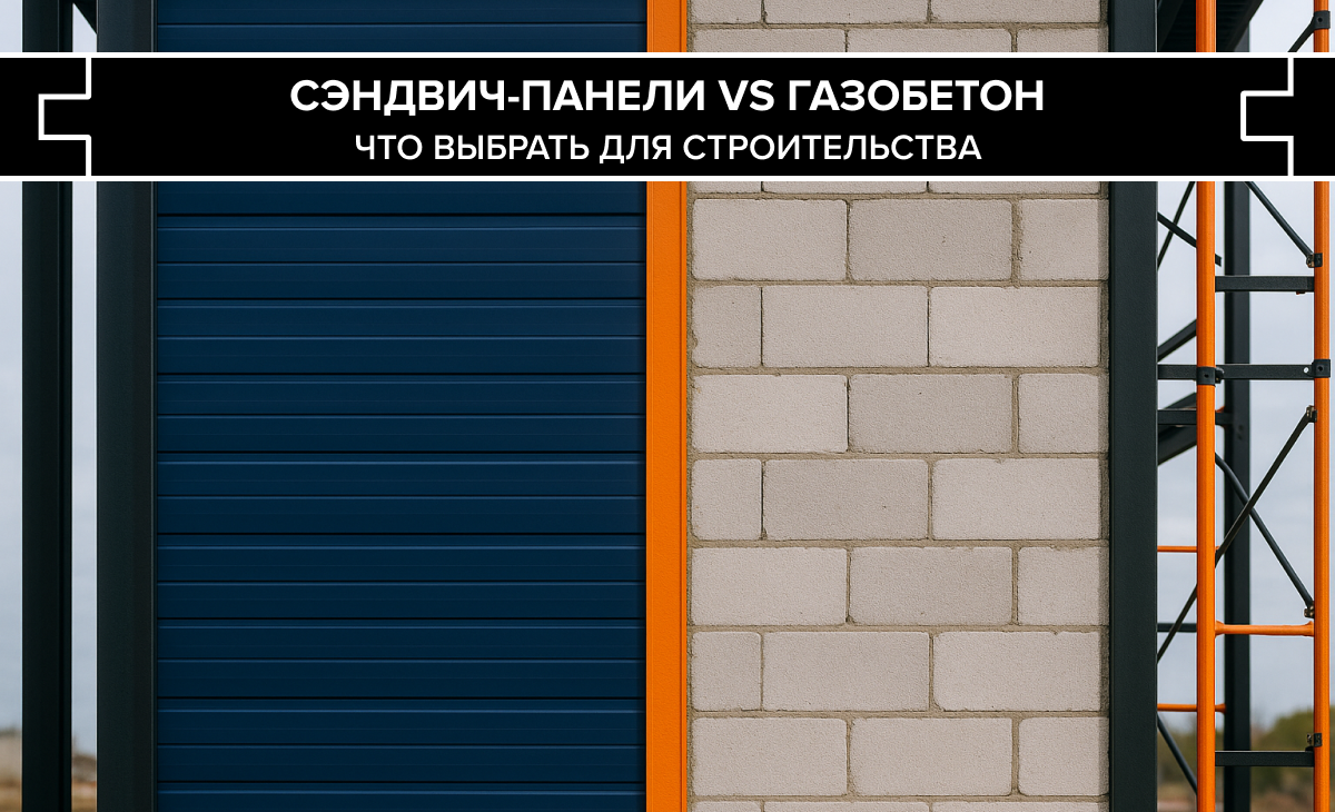 Сэндвич панели vs газобетон: что выбрать для строительства