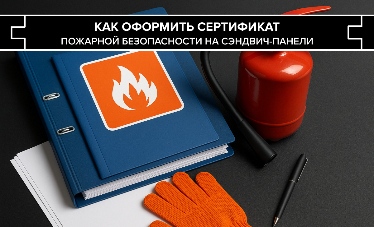 Сертификат по пожарной безопасности на сэндвич-панели — как оформить