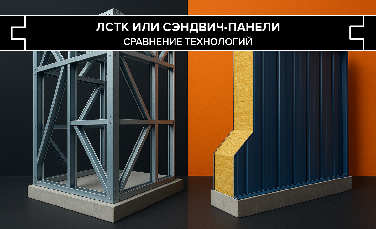 ЛСТК или сэндвич-панели: сравнение технологий