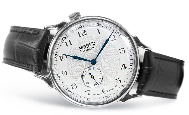 Восток 2403/581096 - одна из самых красивых бюджетных моделей бренда в мотоциклетном стиле, стоимость часов 5 670 р.